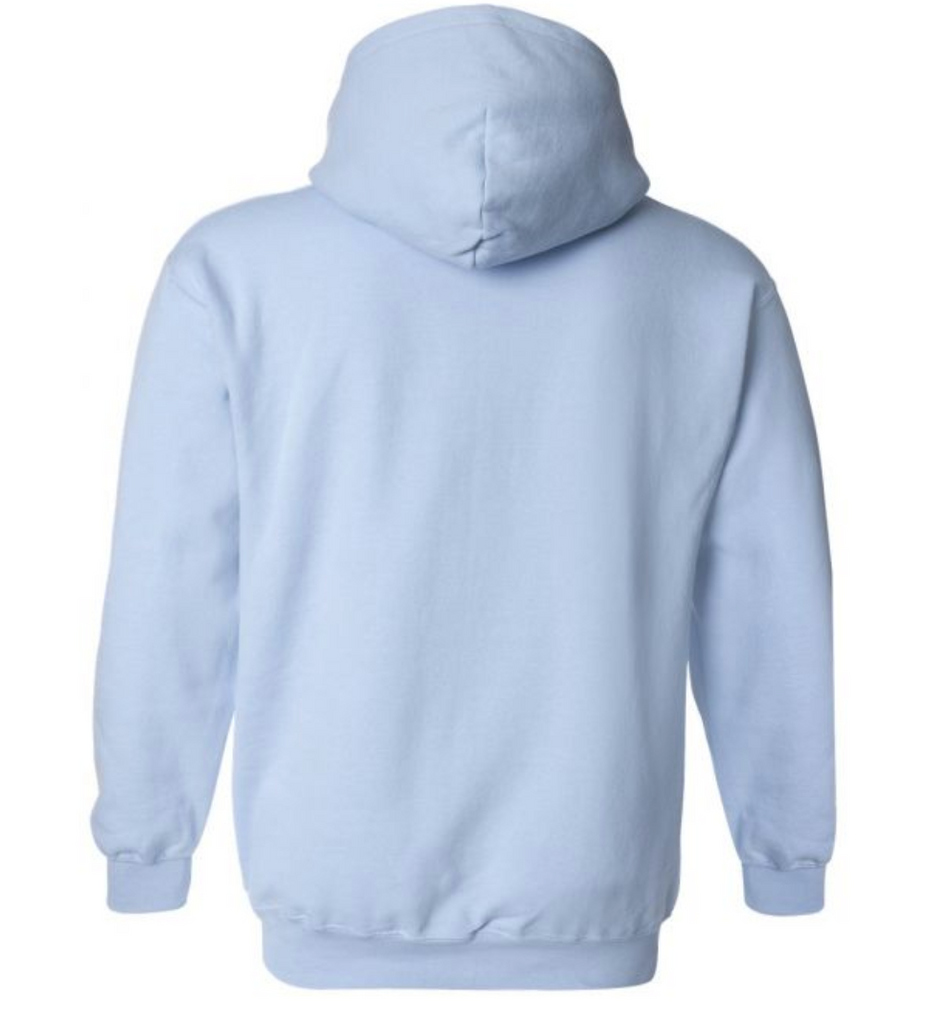 Classic Baby Blue Hoodie – soulquestmusic